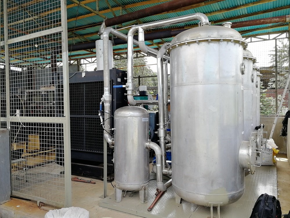 Biogasreiniger voor biogasgenerator
